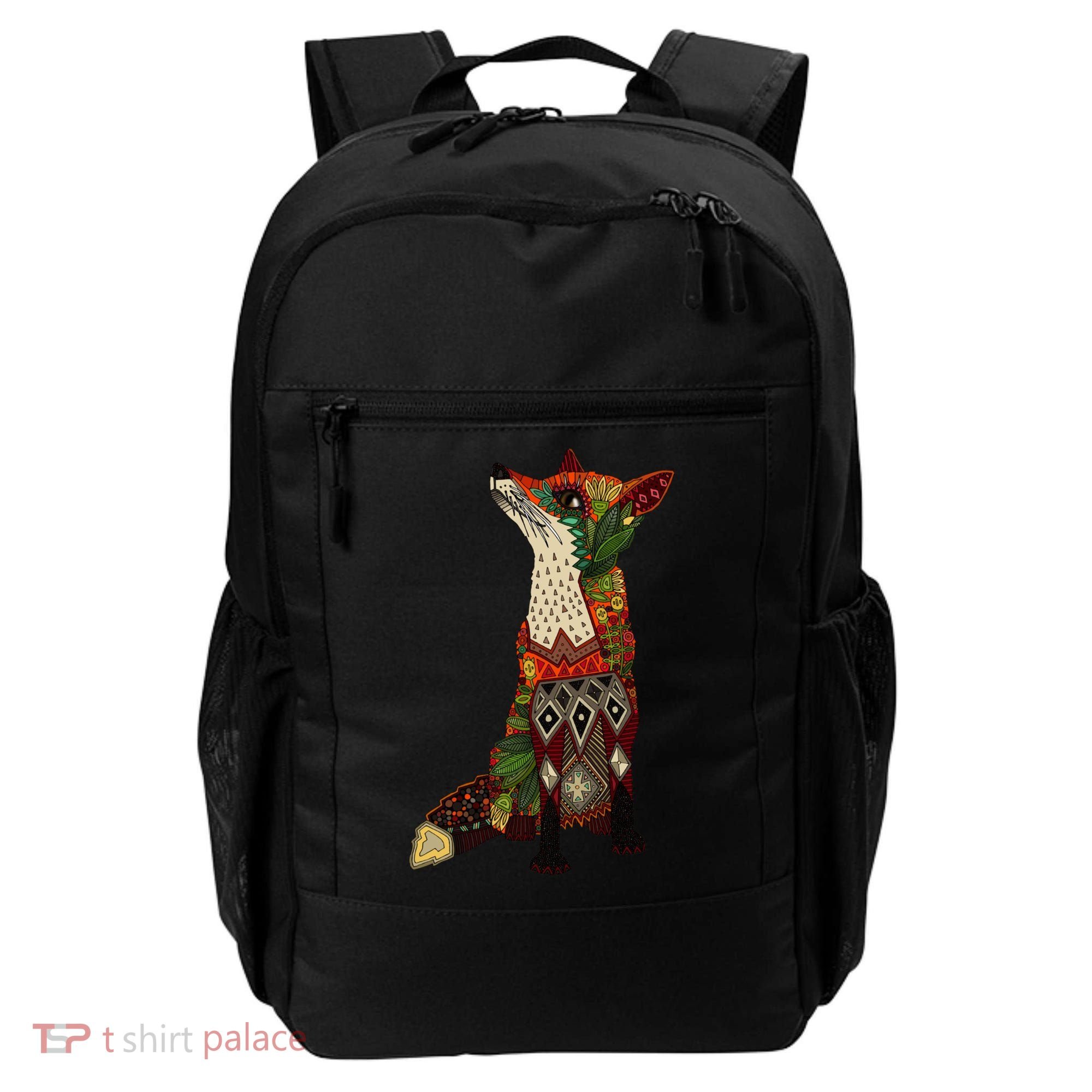 Floral Fox Backpack