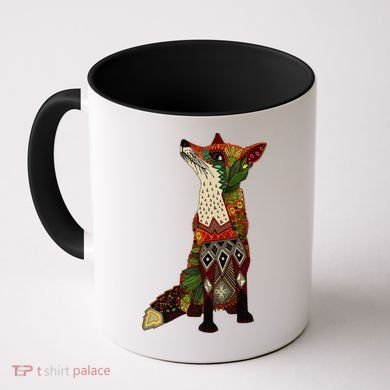 Floral Fox Coffee Mug