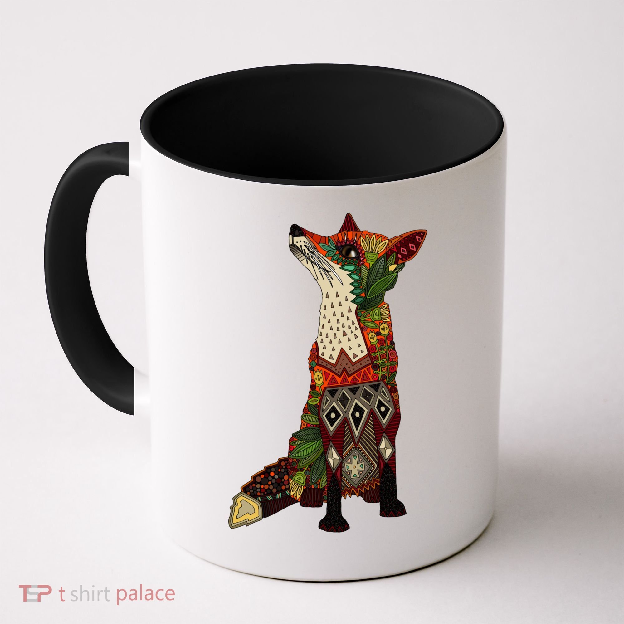 Floral Fox Coffee Mug