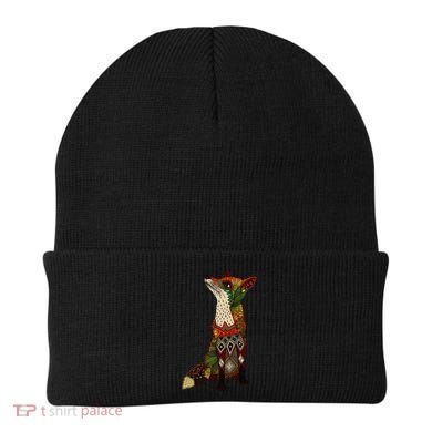 Floral Fox Beanie