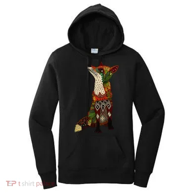 Floral Fox Women's Hoodie