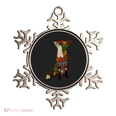 Floral Fox Ornament