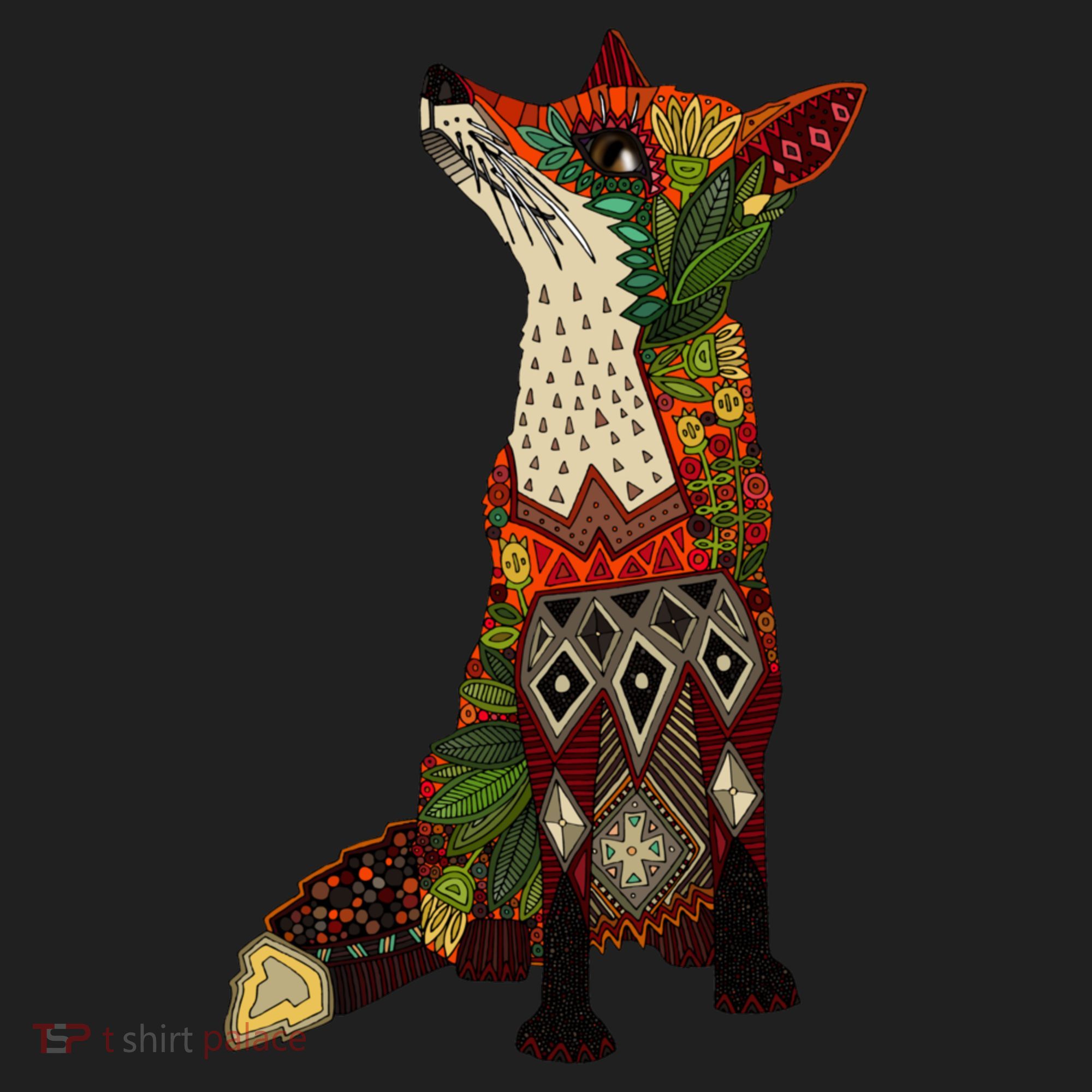 Floral Fox Hat