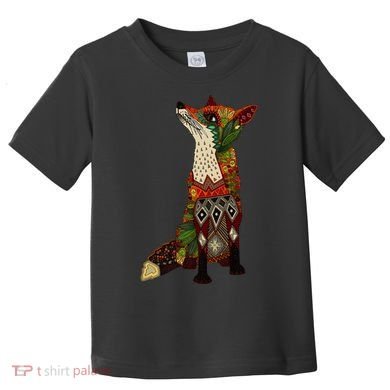 Floral Fox Toddler T-Shirt