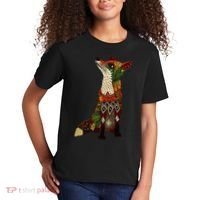 Floral Fox Kids T-Shirt thumb 2