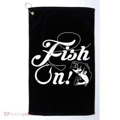 Funny Fishing Golf Towel
