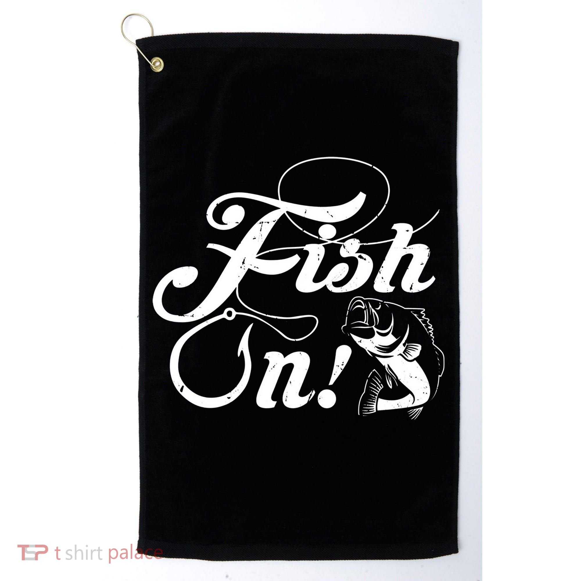 Funny Fishing Golf Towel