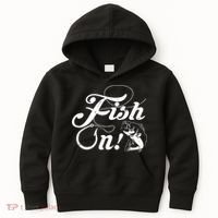 Funny Fishing Kids Hoodie thumb 0