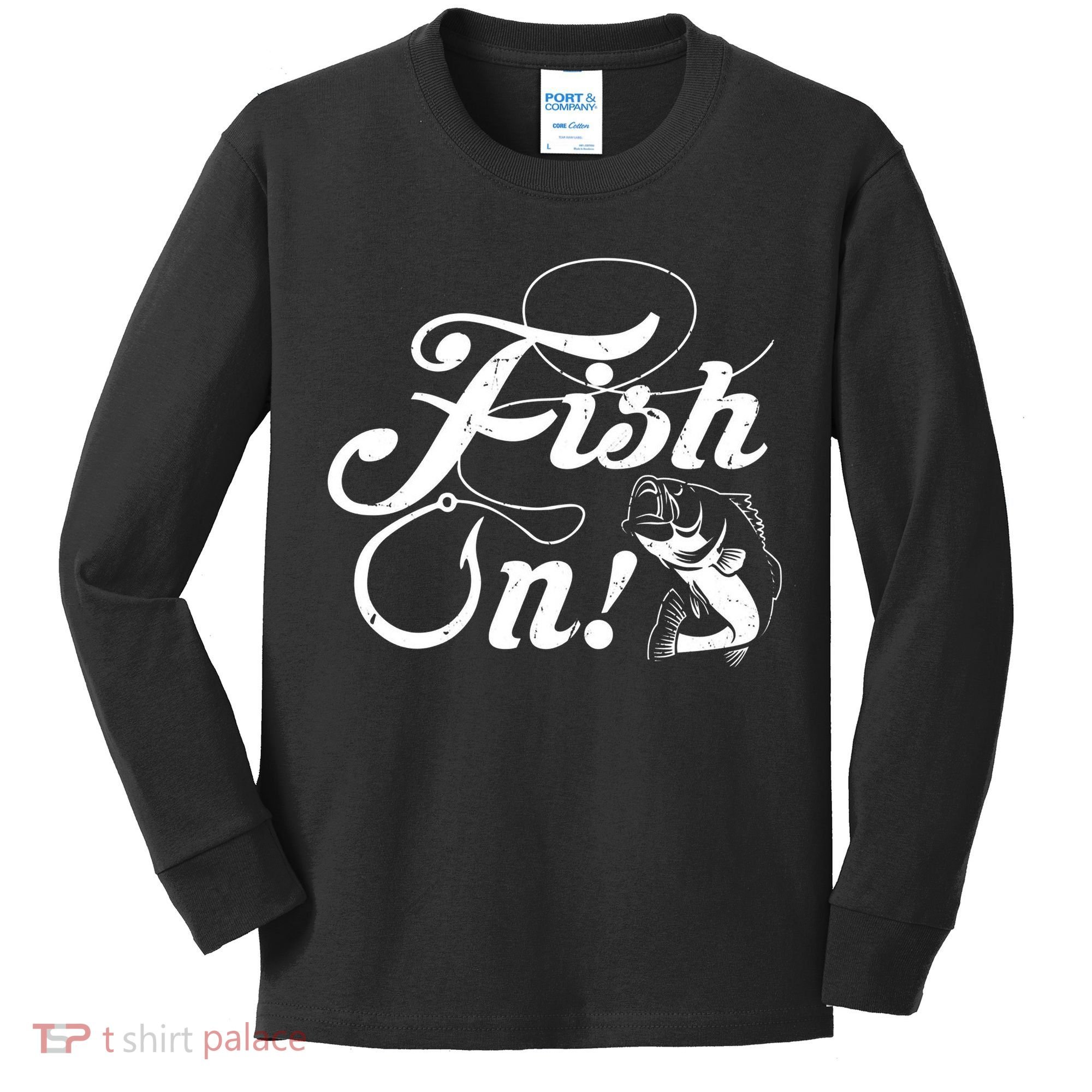 Funny Fishing Kids Long Sleeve Shirt