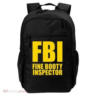 Funny Fbi Fine Booty Inspector Backpack