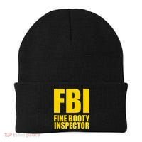 Funny Fbi Fine Booty Inspector Beanie thumb 0