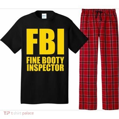 Funny Fbi Fine Booty Inspector Pajama Set