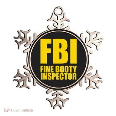 Funny Fbi Fine Booty Inspector Ornament