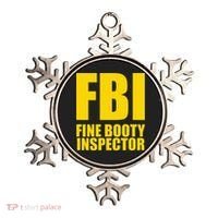 Funny Fbi Fine Booty Inspector Ornament thumb 0
