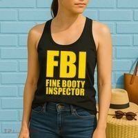 Funny Fbi Fine Booty Inspector Women's Tank Top thumb 2