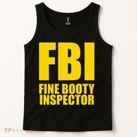 Funny Fbi Fine Booty Inspector Tank Top thumb 2