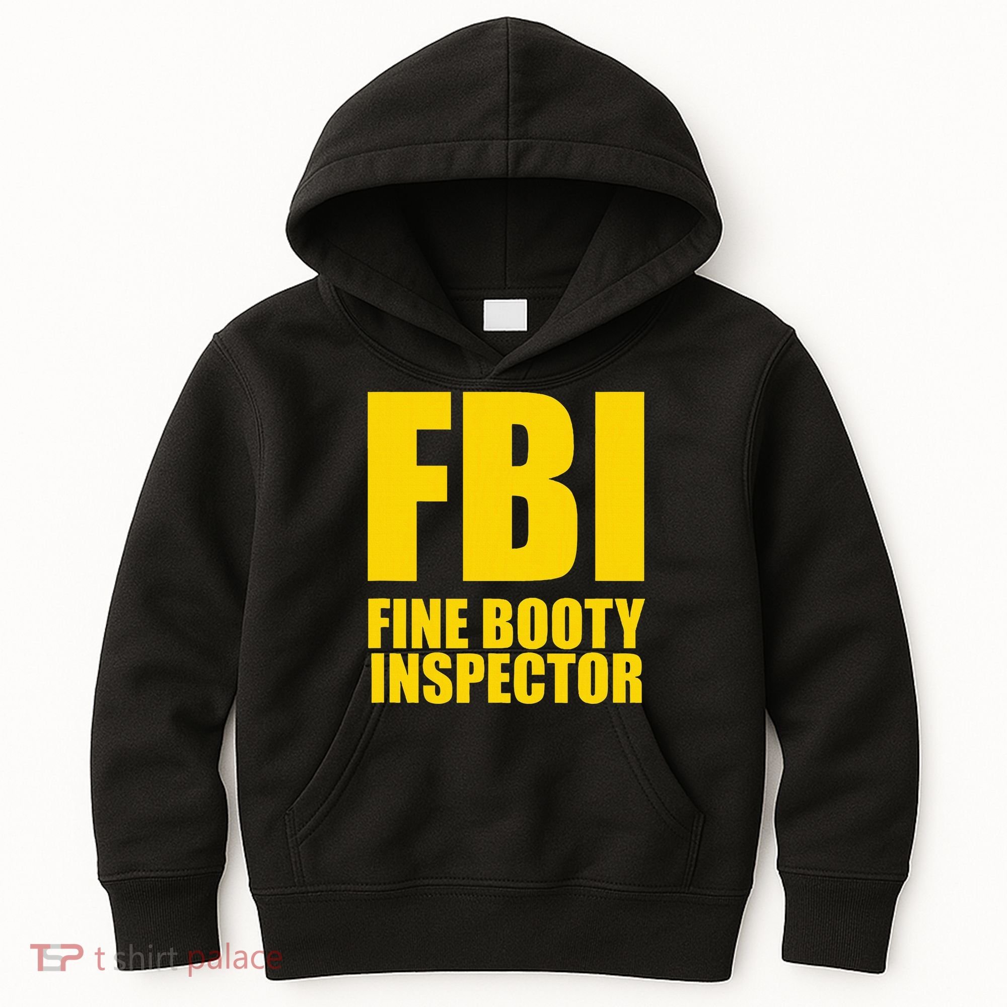 Funny Fbi Fine Booty Inspector Kids Hoodie