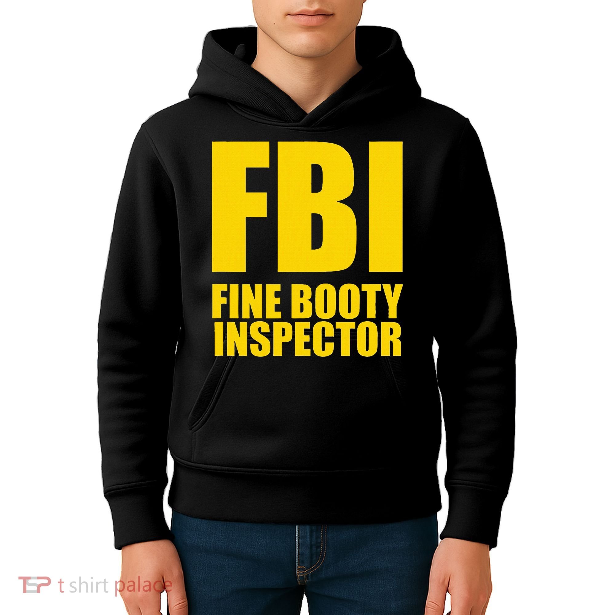 Funny Fbi Fine Booty Inspector Kids Hoodie