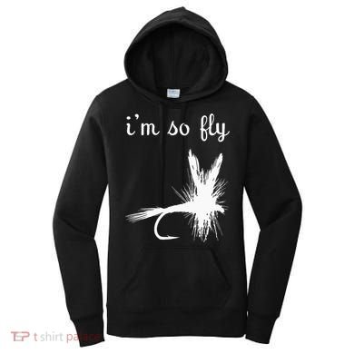 Fly Funny Fishing Women's Hoodie