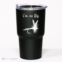 Fly Funny Fishing Tumbler thumb 0
