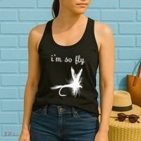 Fly Funny Fishing Women's Tank Top thumb 2