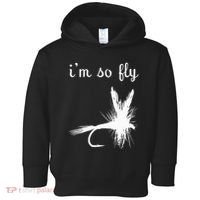 Fly Funny Fishing Toddler Hoodie thumb 0