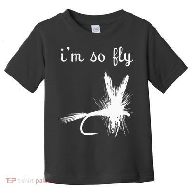 Fly Funny Fishing Toddler T-Shirt