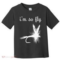 Fly Funny Fishing Toddler T-Shirt thumb 0