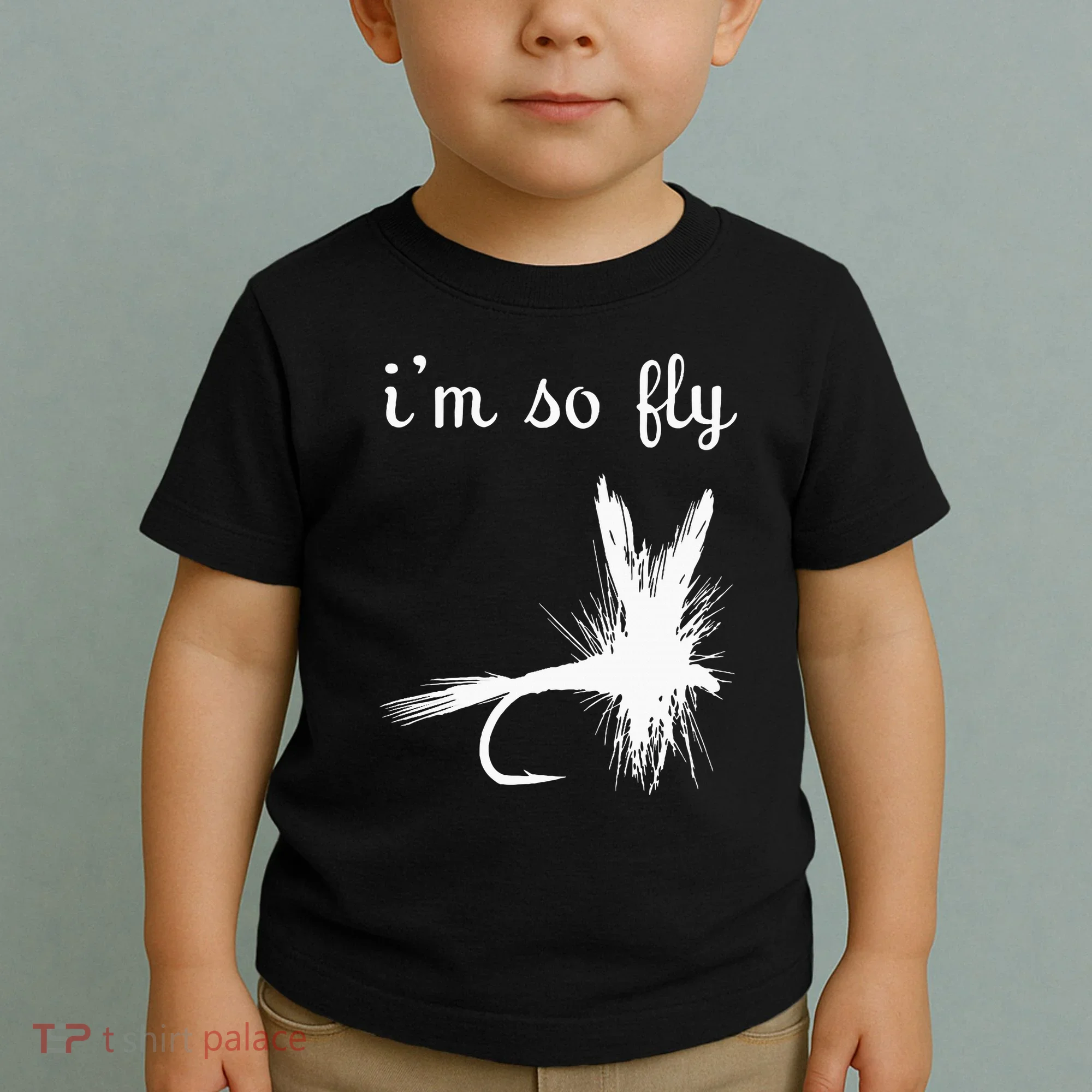 Fly Funny Fishing Toddler T-Shirt