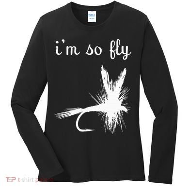 Fly Funny Fishing Women's Long Sleeve Shirt