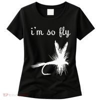 Fly Funny Fishing Women's T-Shirt thumb 0
