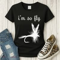 Fly Funny Fishing Women's T-Shirt thumb 3