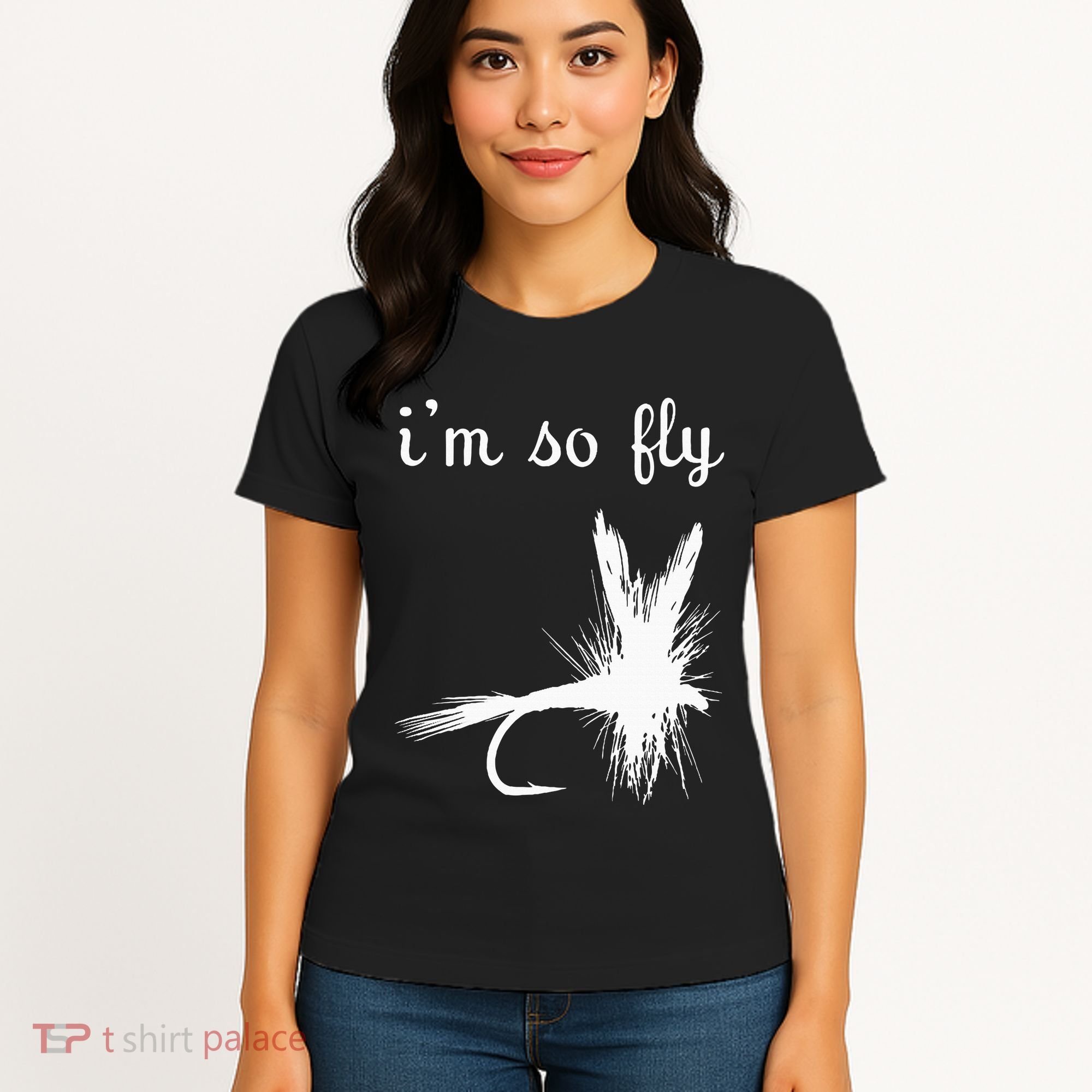Fly Funny Fishing Women's T-Shirt