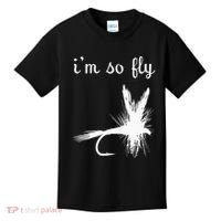 Fly Funny Fishing Kids T-Shirt thumb 0