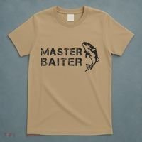 Funny Fishing Fishermen Fish Dad Master Baiter Joke T-Shirt thumb 5
