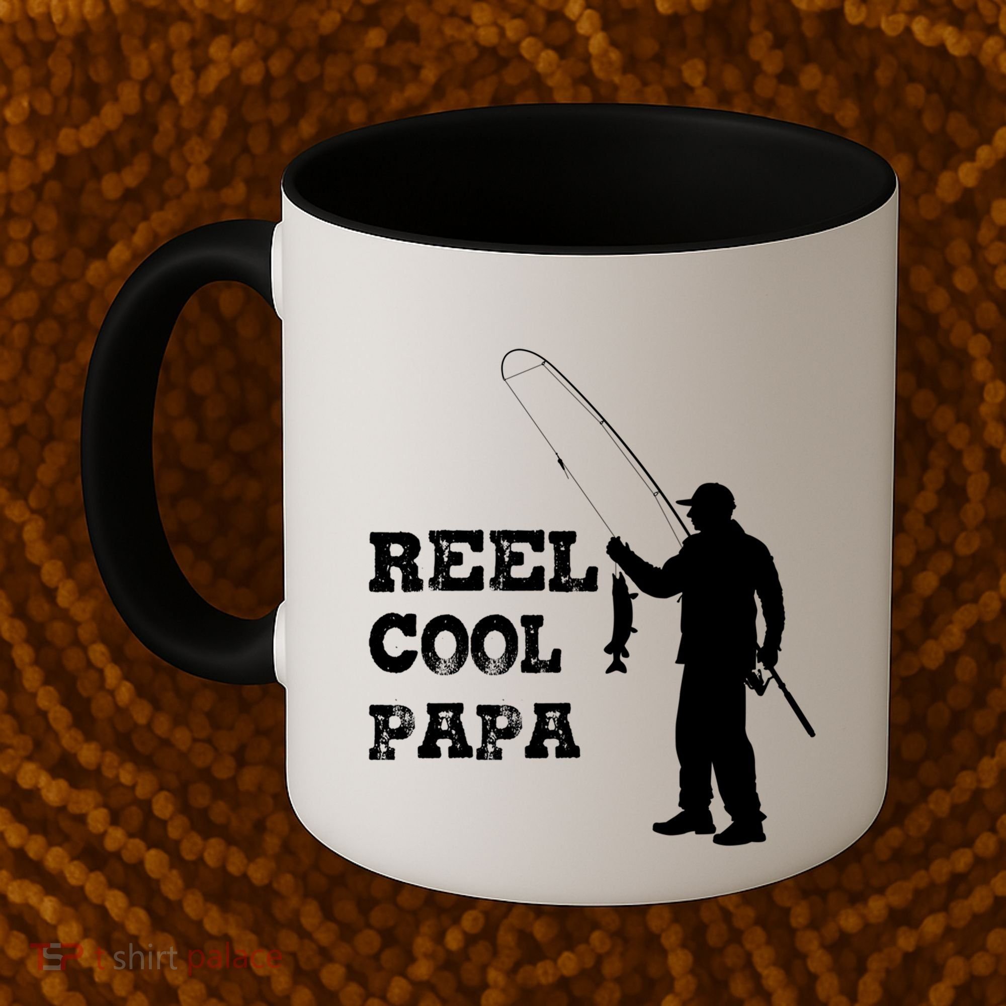 Fishing Fisher Funny Reel Cool Papa Great Gift Coffee Mug