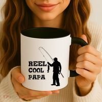 Fishing Fisher Funny Reel Cool Papa Great Gift Coffee Mug thumb 3
