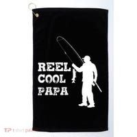 Fishing Fisher Funny Reel Cool Papa Great Gift Golf Towel thumb 0