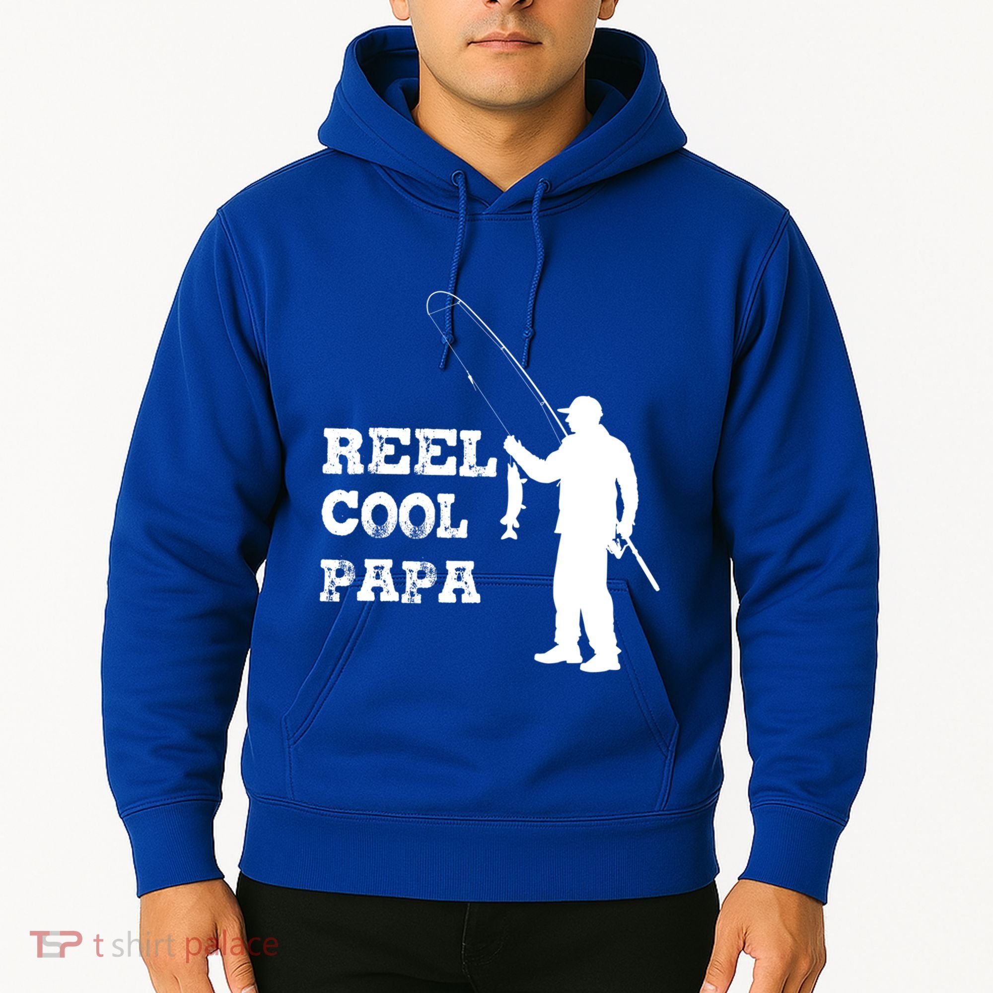 Fishing Fisher Funny Reel Cool Papa Great Gift Hoodie