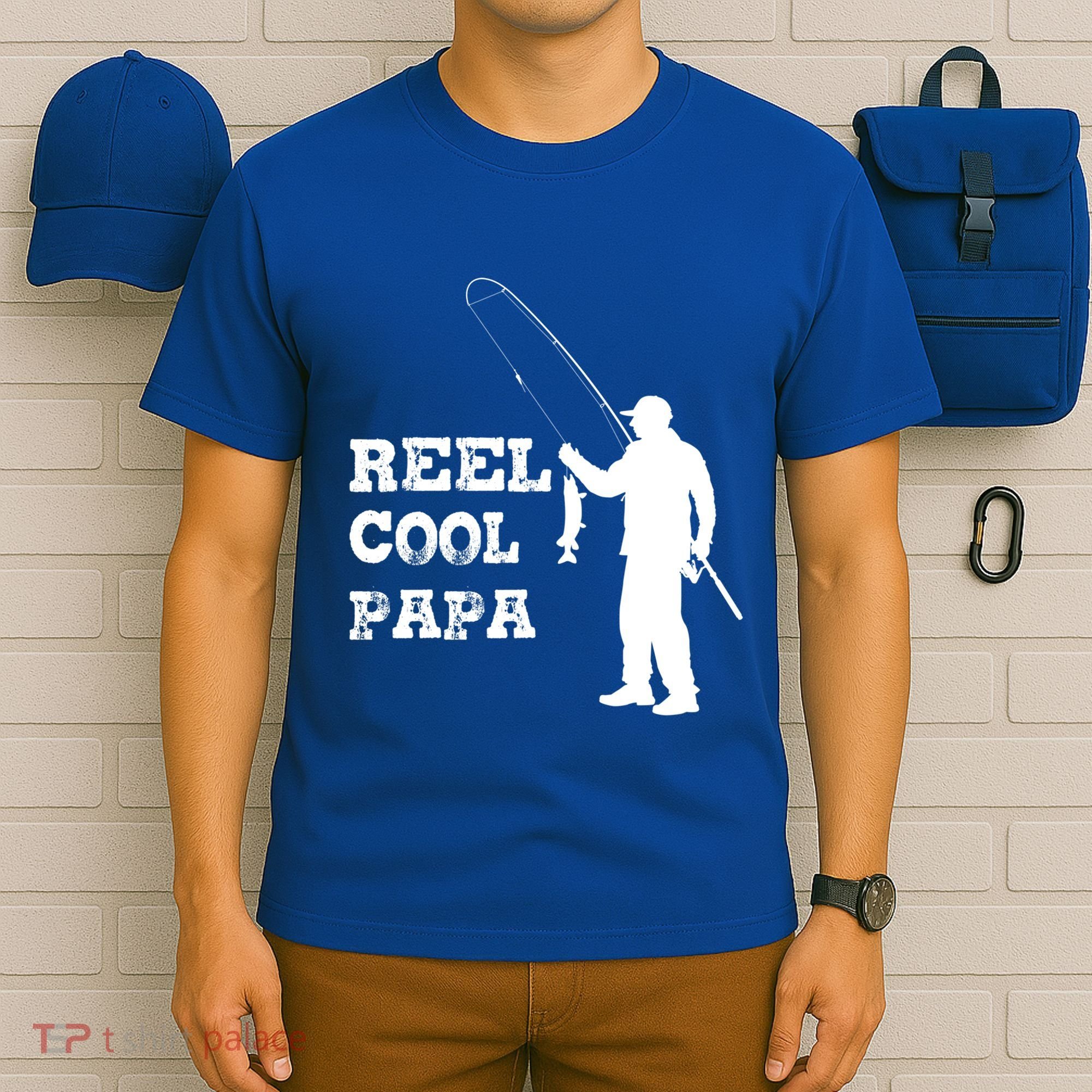 Fishing Fisher Funny Reel Cool Papa Great Gift T-Shirt