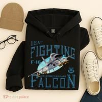 Fighting Falcon F16 Hoodie thumb 4