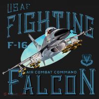Fighting Falcon F16 Button thumb 1