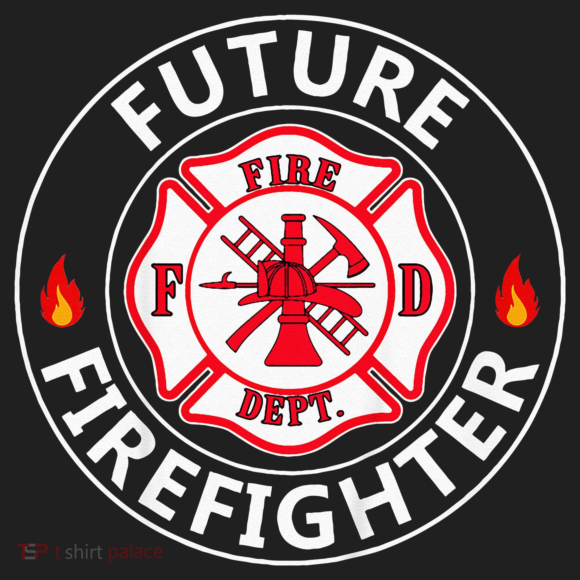 Future Firefighter Fire Fighter Badge Child Women's Sweatshirt