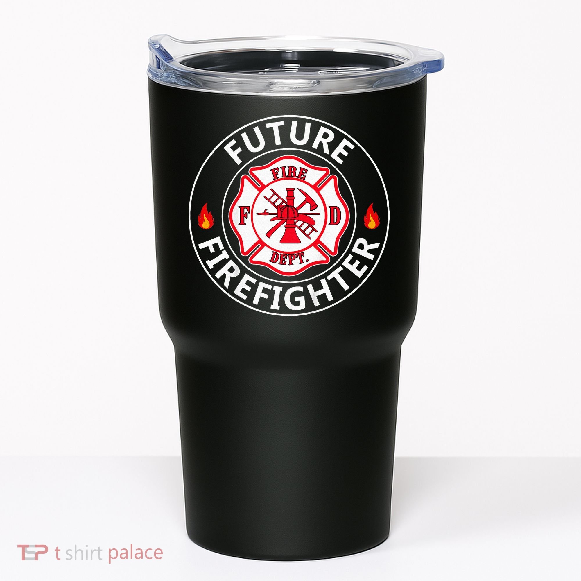 Future Firefighter Fire Fighter Badge Child Tumbler