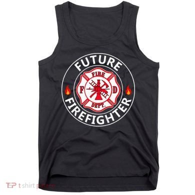 Future Firefighter Fire Fighter Badge Child Tank Top
