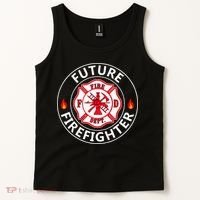 Future Firefighter Fire Fighter Badge Child Tank Top thumb 2