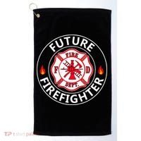 Future Firefighter Fire Fighter Badge Child Golf Towel thumb 0
