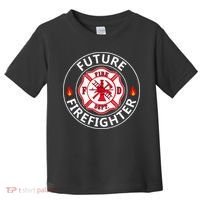 Future Firefighter Fire Fighter Badge Child Toddler T-Shirt thumb 0