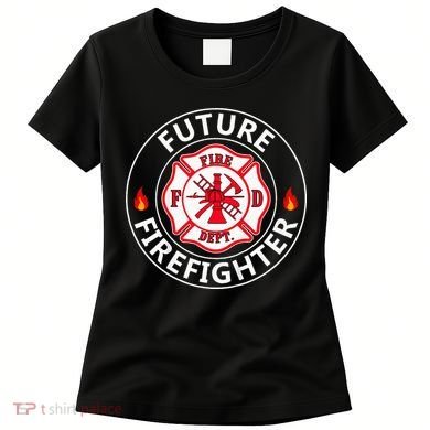 Future Firefighter Fire Fighter Badge Child Women's T-Shirt