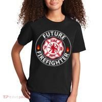 Future Firefighter Fire Fighter Badge Child Kids T-Shirt thumb 2